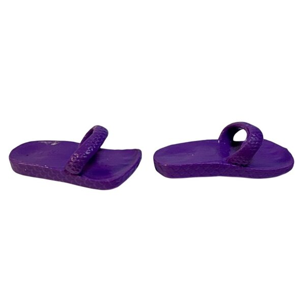 Monster High Purple Sandals For Gillington Gil Webber Flip Flops Shoes - Picture 3 of 4
